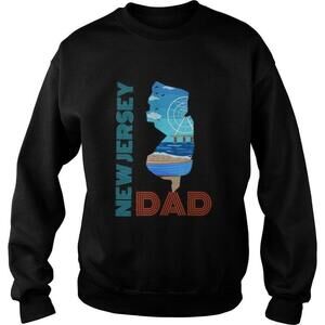 New Jersey Dad Vintage Style Graphic Sweatshirt